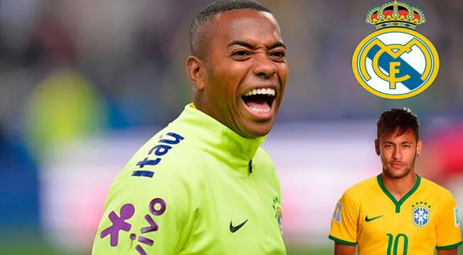 Robinho no dudó en aconsejar a Neymar.