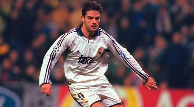 Fernando Morientes supo hacerse nombre en el Real Madrid.