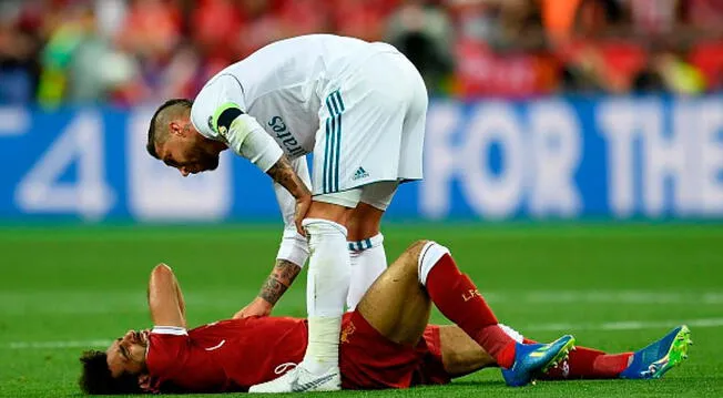 Prensa egipcia llama carnicero a Sergio Ramos tras lesión de Mohamed Salah