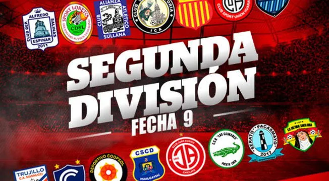 Resultados y Tabla de Posiciones de la fecha 9 de la Segunda División.