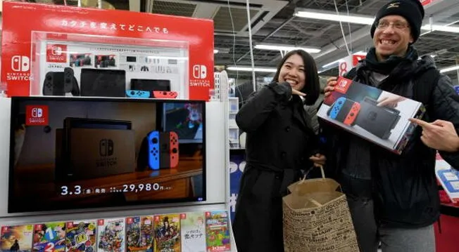 Furor por la consola Nintendo Switch no termina en el país nipón. Foto: Agencias