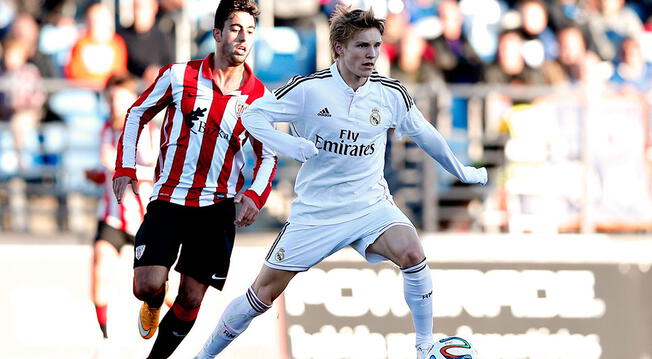 Martin Ødegaard no pudo brillar en el Real Madrid Castilla. 