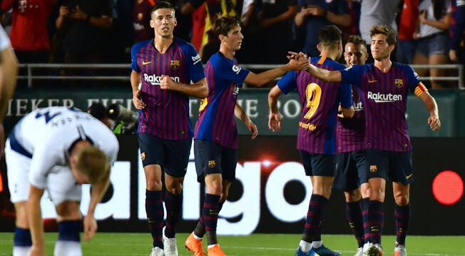 Barcelona venció 5-3 al Tottenham en la tanda de penales por la International Champions Cup 2018
