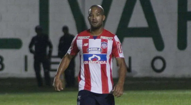 Alberto Rodríguez, durante un partido del Junior de Barranquilla.