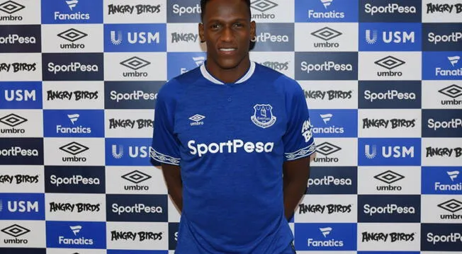 Yerry Mina brindó sus primeras declaraciones como jugador de Everton.
