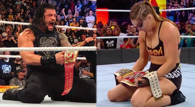 Roman Reigns y Ronda Rousey se coronaron nuevos campeones en WWE SummerSlam 2018.