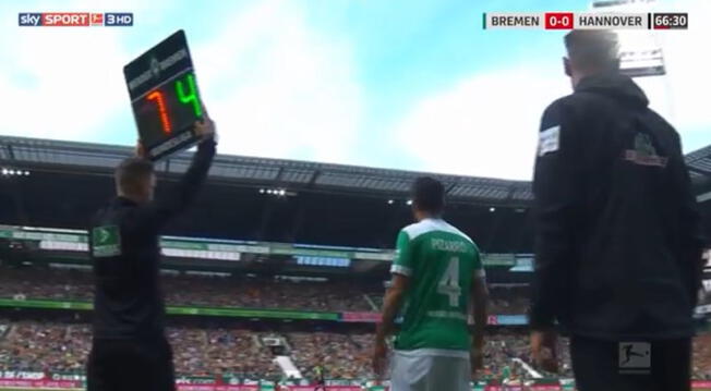 Claudio Pizarro en Werder Bremen: peruano ingresó ante Hannover 96 por la Bundesliga