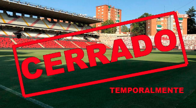 Luis Advíncula: Clausuran Estadio del Rayo Vallecano hasta octubre