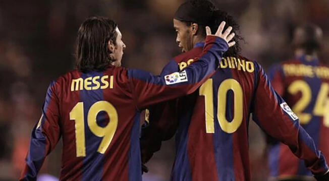 Ronaldinho y el inusual pedido cuando Liones Messi se retire: "Que nadie más vista la 10 del Barcelona"