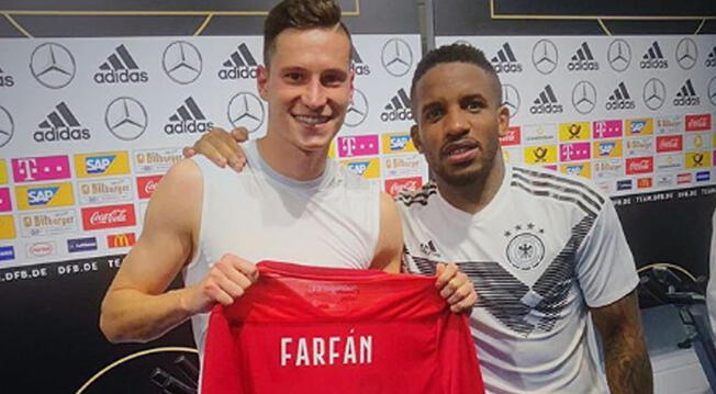 Instagram: Julian Draxler dedica emotiva publicacion a Jefferson Farfán tras reencontrarse en el Perú vs Alemania