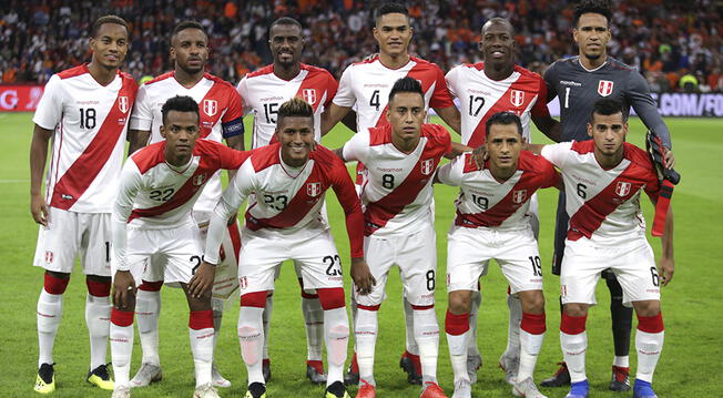 La alineación de la Selección Peruana en el amistoso ante Holanda.