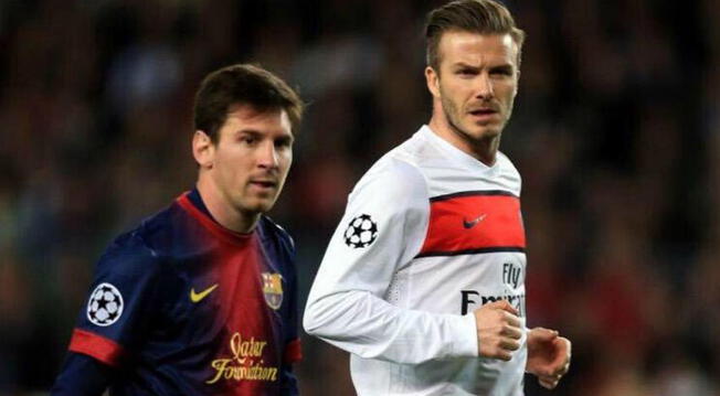 Lionel Messi: David Beckham sueña con el astro argentino para su equipo en la MLS