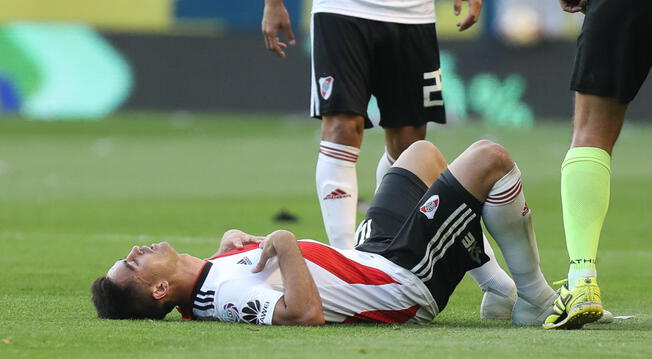 River Plate informó la lesión de 'Pity' Martínez