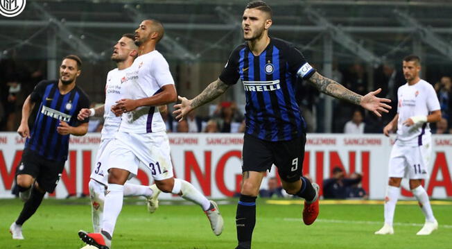 Inter venció 2-1 a la Fiorentina con Mauro Icardi por la fecha 6 de la Serie A[RESUMEN Y GOLES]