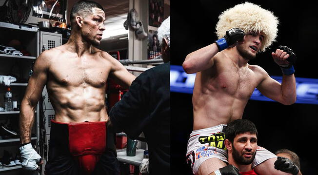UFC: Nate Diaz desea pelear contra Khabib Nurmagomedov, némesis de Conor McGregor