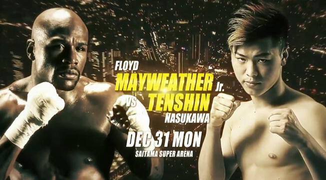 Floyd Mayweather vs Tenshin Nasukawa el próximo 31 de diciembre.