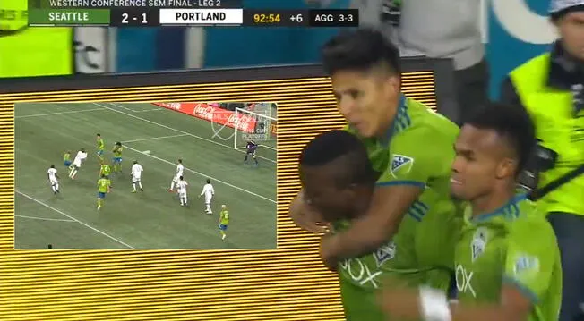 Seattle Sounders vs Portland Timbers EN VIVO: ver el VIDEO GOLAZO de Raúl Ruidíaz para el 2-1 por la MLS