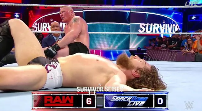 En WWE Survivor Series 2018, Brock Lesnar derrotó a Daniel Bryan en el estelar del evento.