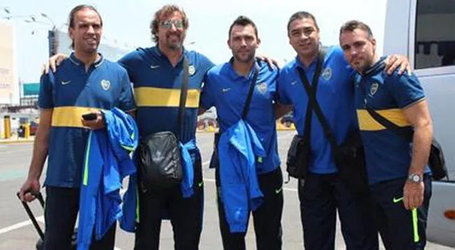 Día del Hincha Crema EN VIVO: Leyendas de Boca Juniors llegaron a Lima para el amistoso de esta noche
