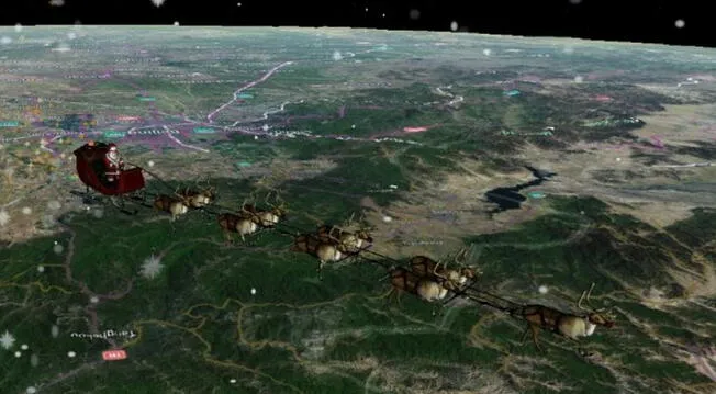 Norad posee un sistema de seguimiento que permite monitorear la ruta de Santa Claus