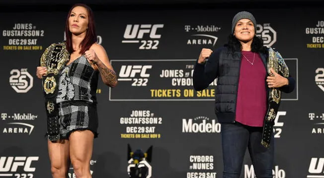 UFC 232 | VER Amanda Nunes vs Cris Cyborg EN VIVO ONLINE pelea de campeonas vía FOX ACTION | Directo desde The Forum de California