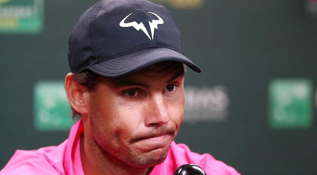 Nadal se retira de Indian Wells por lesión y no jugará con Federer