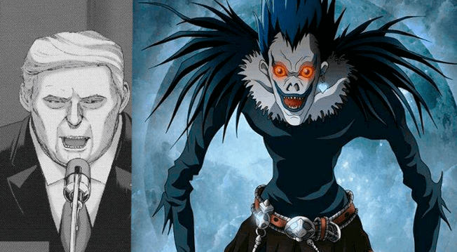  Death Note  Donald Trump aparece en la nueva historia del manga y compra el libro de la muerte