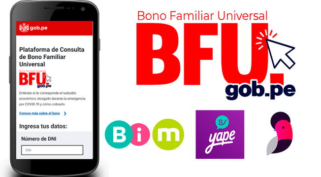 Bono familiar universal con yape new arrivals