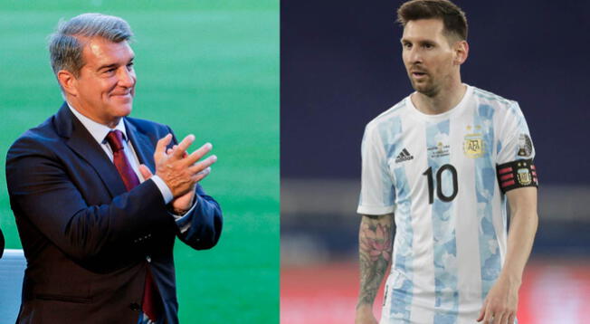 Presidente del Barcelona habló sobre la renovación de Lionel Messi