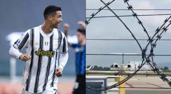 Cristiano Ronaldo llegó a Turín, Italia