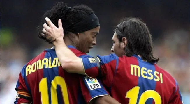 Ronaldinho: "Messi debe quedarse en Barcelona. ¡Él es la historia!"