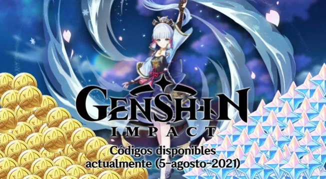 Todos los códigos disponibles para Genshin Impact en agosto de