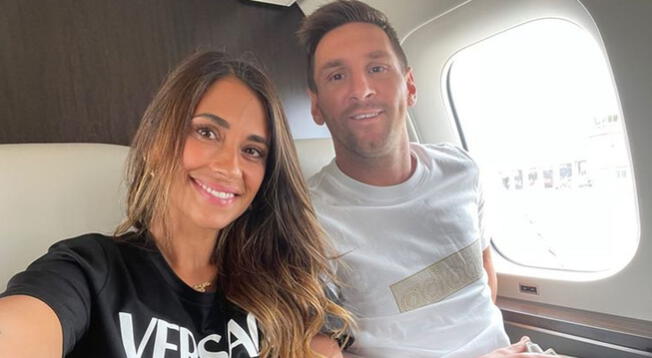 Antonella Roccuzzo acompaña a Lionel Messi a la capital francesa.