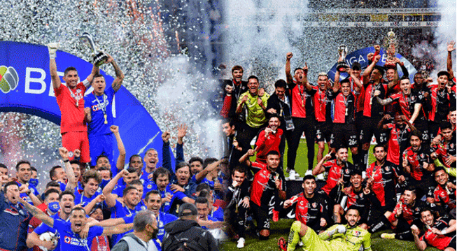 El Atlas de Santamaría y Cruz Azul de 'Yoshi' y Reynoso campeonaron en la Liga MX en 2021