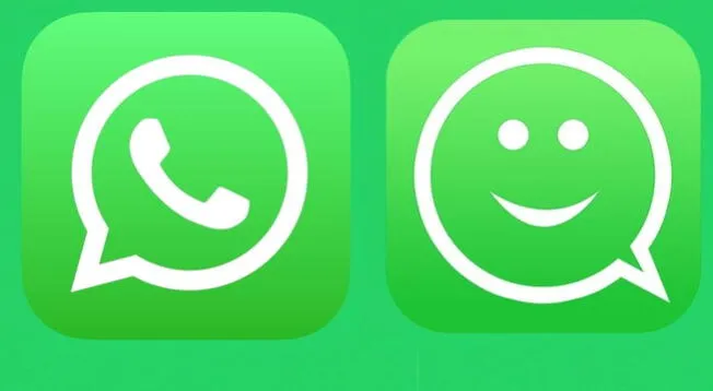 WhatsApp pasos para modificar el cono de la app por una carita feliz