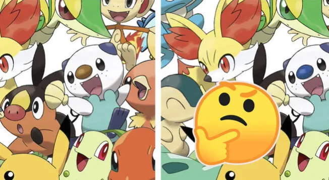 ¿eres Fan De Pokémon Encuentra Las 5 Diferencias En Este Acertijo