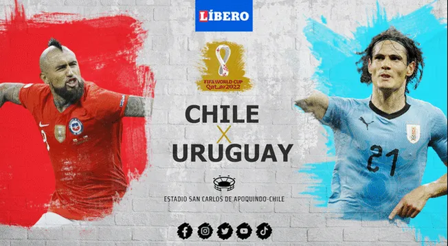 Chile vs Uruguay EN VIVO alienaciones en directo minuto a minuto