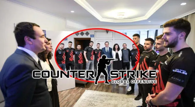 Counter Strike: Mandatario de Kosovo visita a equipo profesional de su país