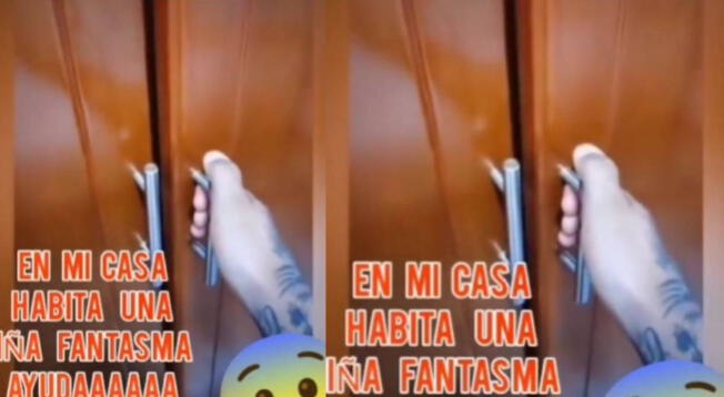 Joven capta a un fantasma dentro de un armario y video viral
