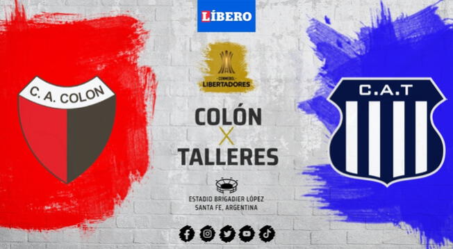 COLÓN x TALLERES DE CÓRDOBA AO VIVO - COPA LIBERTADORES - EM TEMPO REAL 