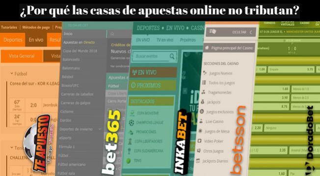 Por qué las casas de apuestas online no pagan impuestos en el Perú? Conoce  el peculiar motivo