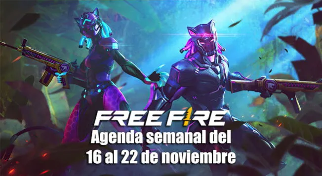 Códigos Free Fire de hoy, lunes 22 de noviembre: cómo obtener las