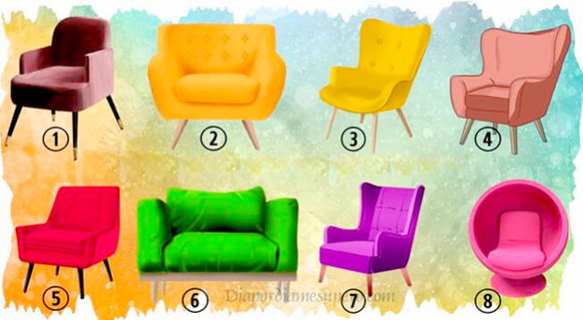  Escoge la silla que más te gusta y conoce más de tu personalidad con este test. |Imagen: Pinterest 