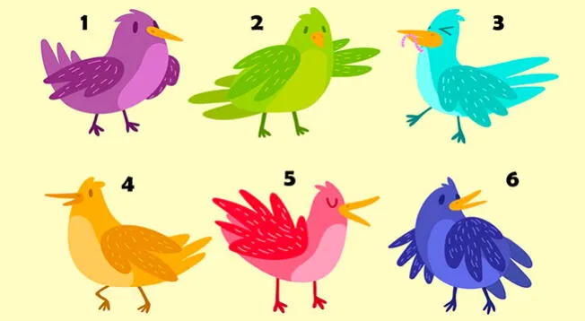 <em>Escogen una de las aves y descubre rasgos de ti que quizá desconocías. (Foto: Composición Líbero)</em>   