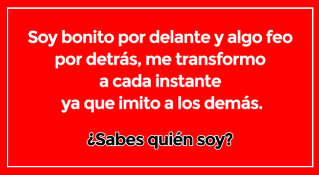 ¿sabes Quién Soy Solo Cuentas Con 6 Segundos Para Superar Este Acertijo Para Geniosemk 9846