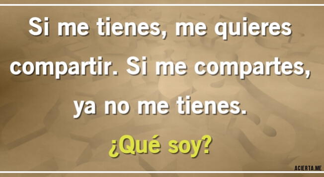 ¿Qué Soy? Solo Quien Tiene El COEFICIENTE INTELECTUAL De Un GENIO Podrá ...