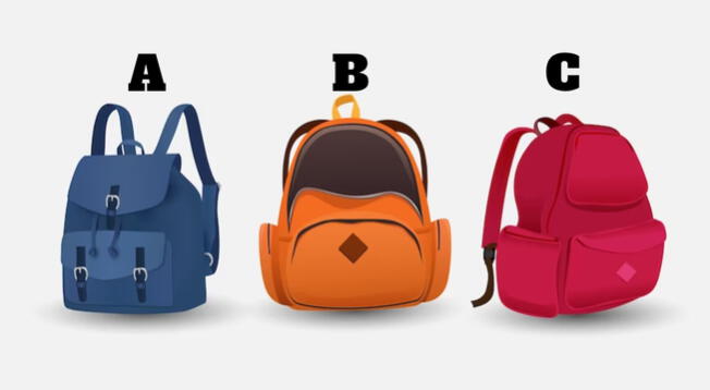 Test viral: ¿Qué mochila te gusta? Elige una descubre lo más oculto de tu  interior
