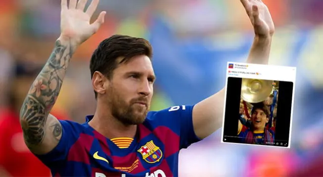  Barcelona y el conmovedor video que le dedicó a Lionel Messi por el día de su cumpleaños