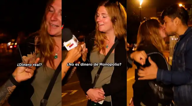 Propone reto a estadounidense a cambio de billetes peruanos y ella dice ...