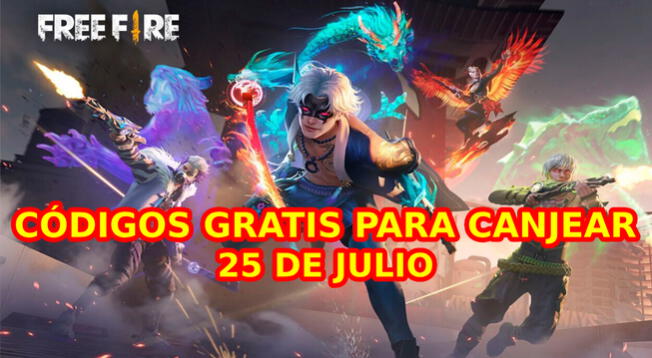 Códigos de Free Fire de HOY, 5 de agosto: ¿Cuáles son y cómo canjearlos? Garena  Free